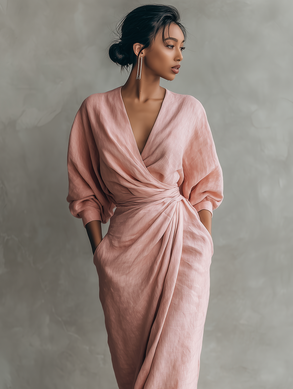 Isabel – Vestido largo de lino