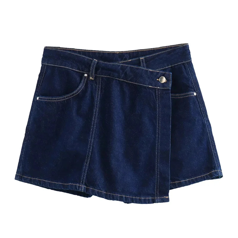 Conjunto Vaquero – Top corto y pantalón vaquero para mujer