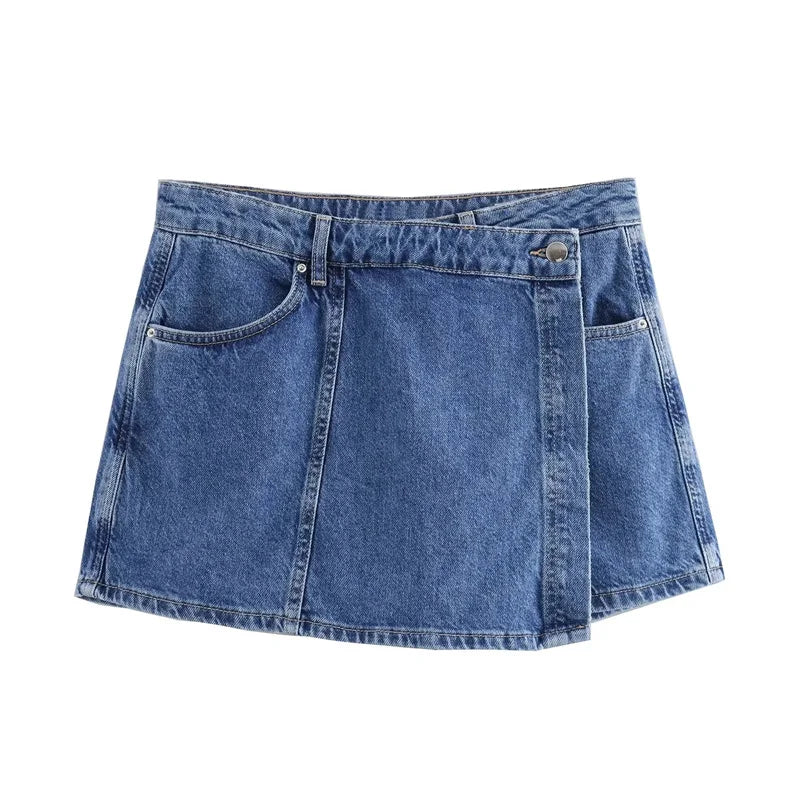 Conjunto Vaquero – Top corto y pantalón vaquero para mujer
